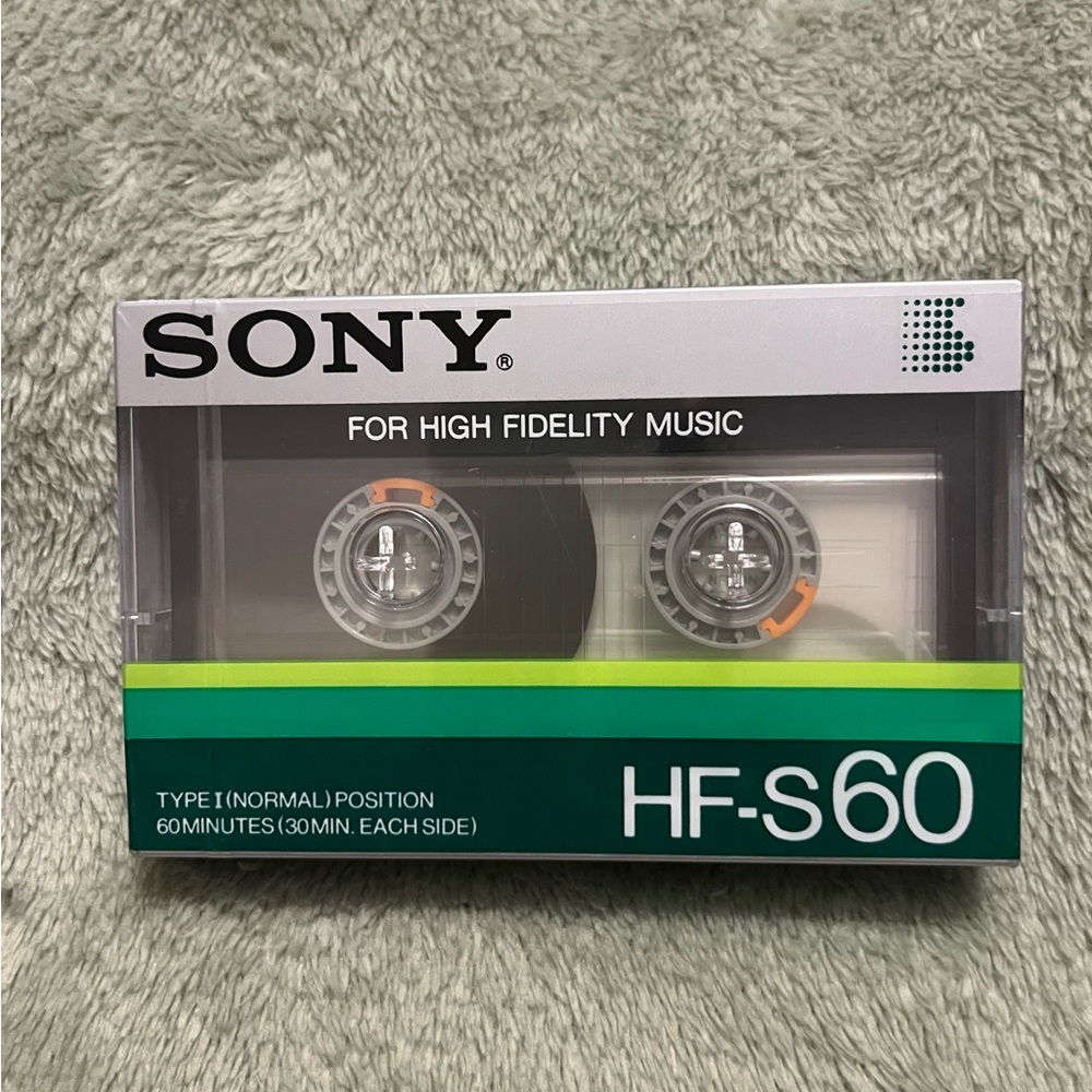 Sony HF- S60 Sealed Blank Audio Cassette Tape